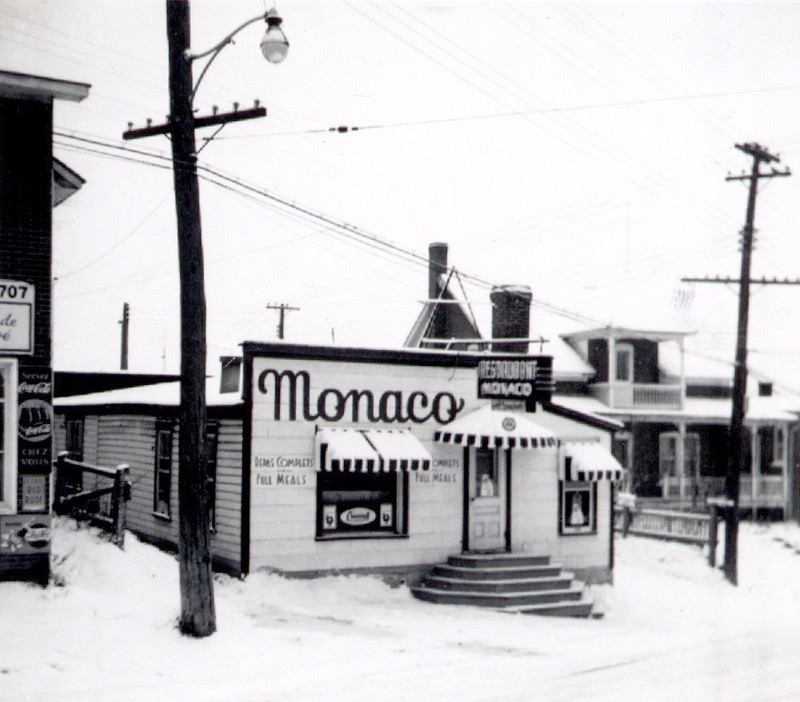 Restaurant Monaco en 1954