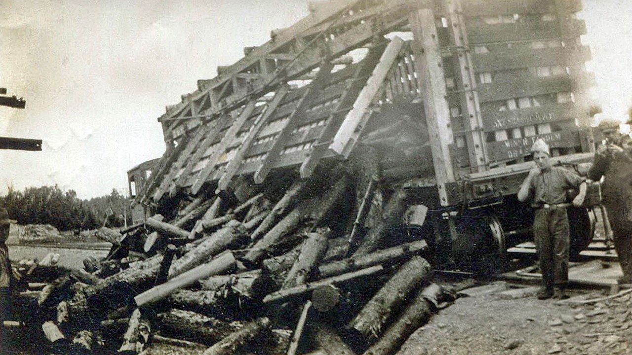 Les exploits incroyables d'Édouard Lacroix dans les chantiers américains