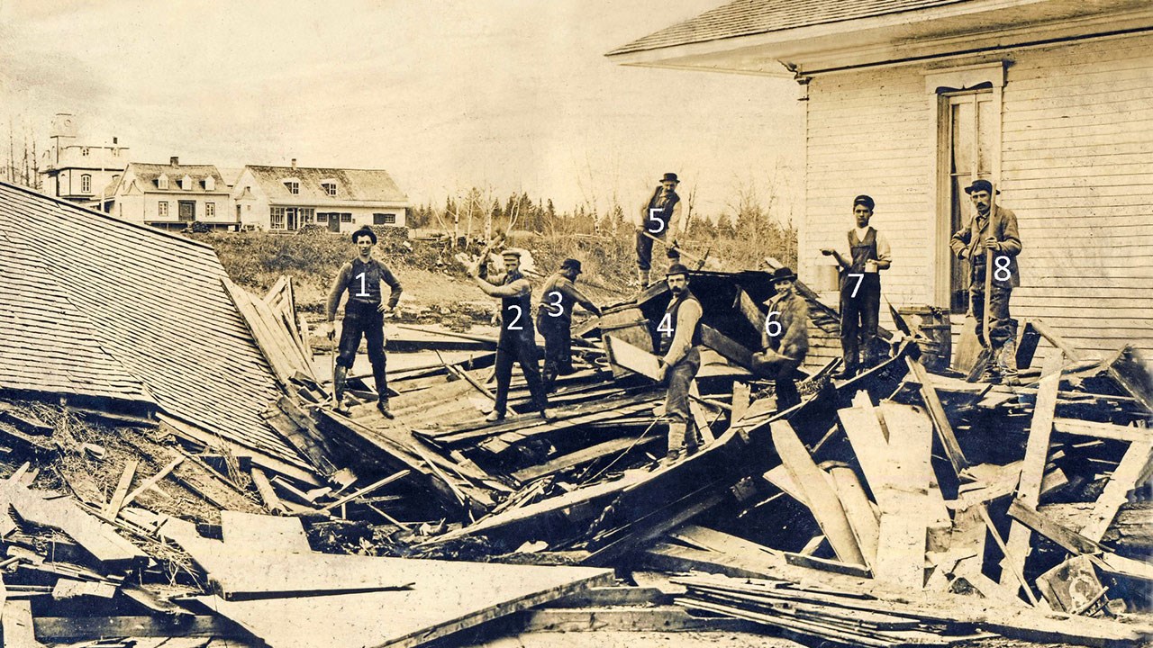 Identification de personnages sur une photo ancienne