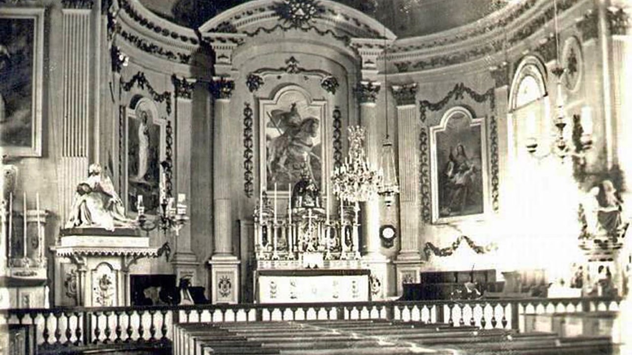 Décorations centenaires à l'église Saint-Georges
