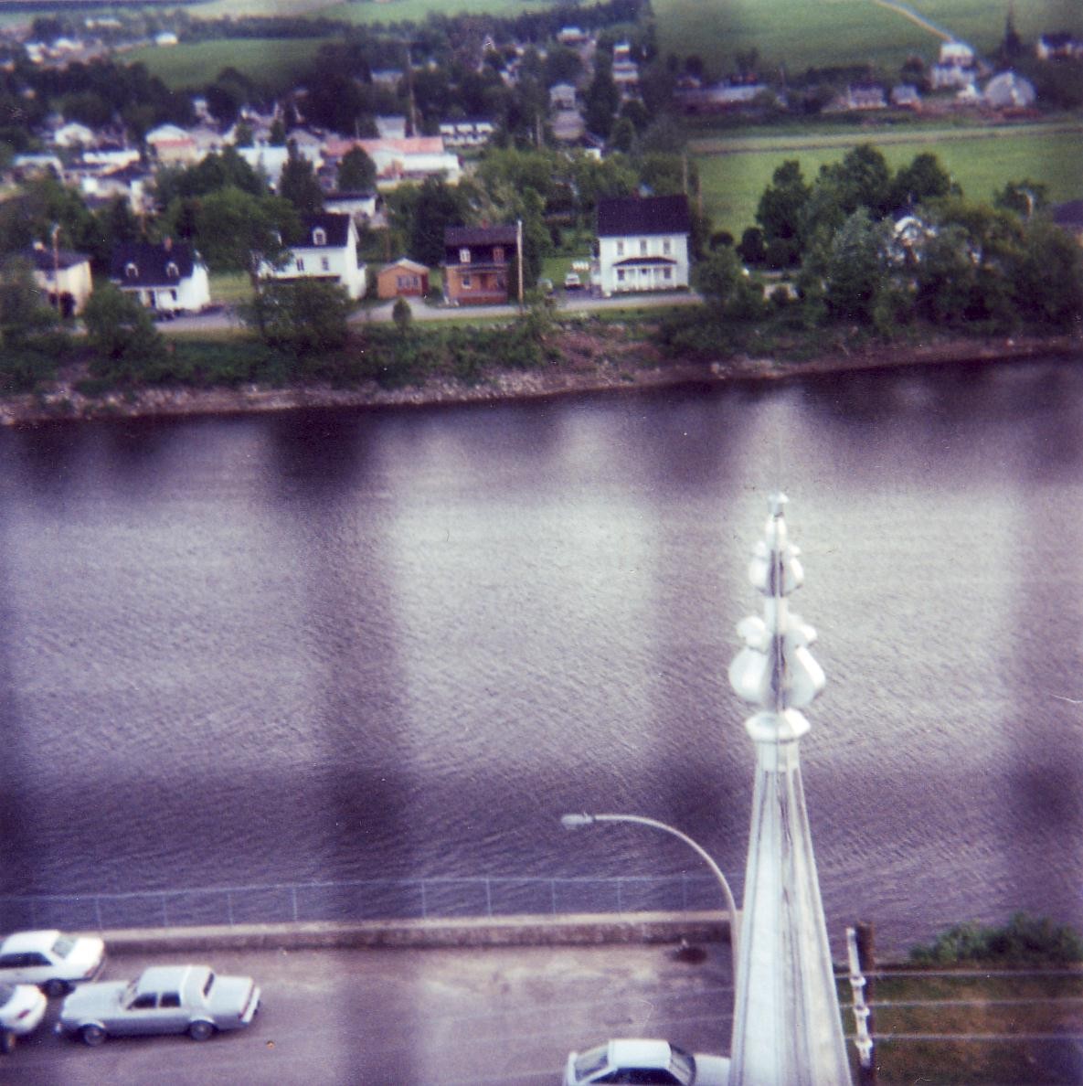 Rivière chaudière vu du clocher de Ste Marie