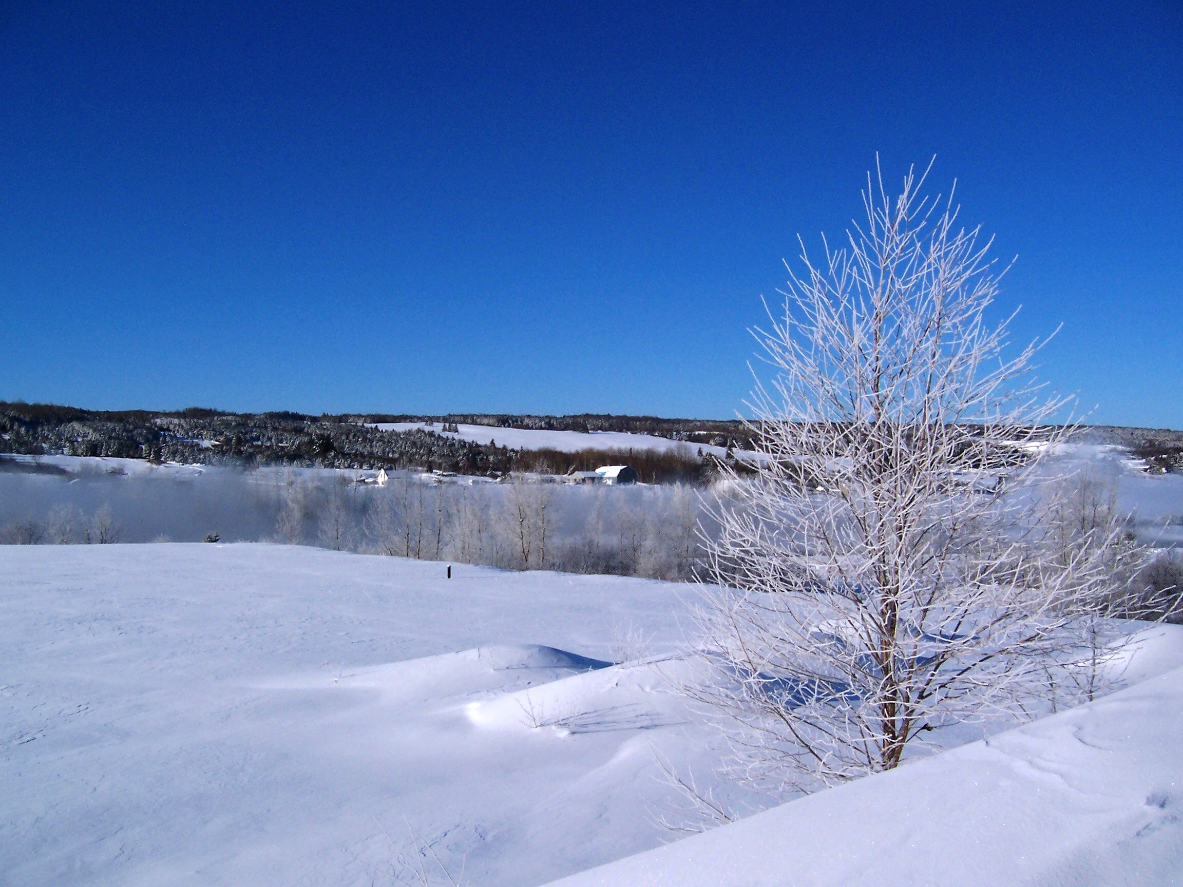matin d'hiver sur la Chaudière, St-Gédéon
