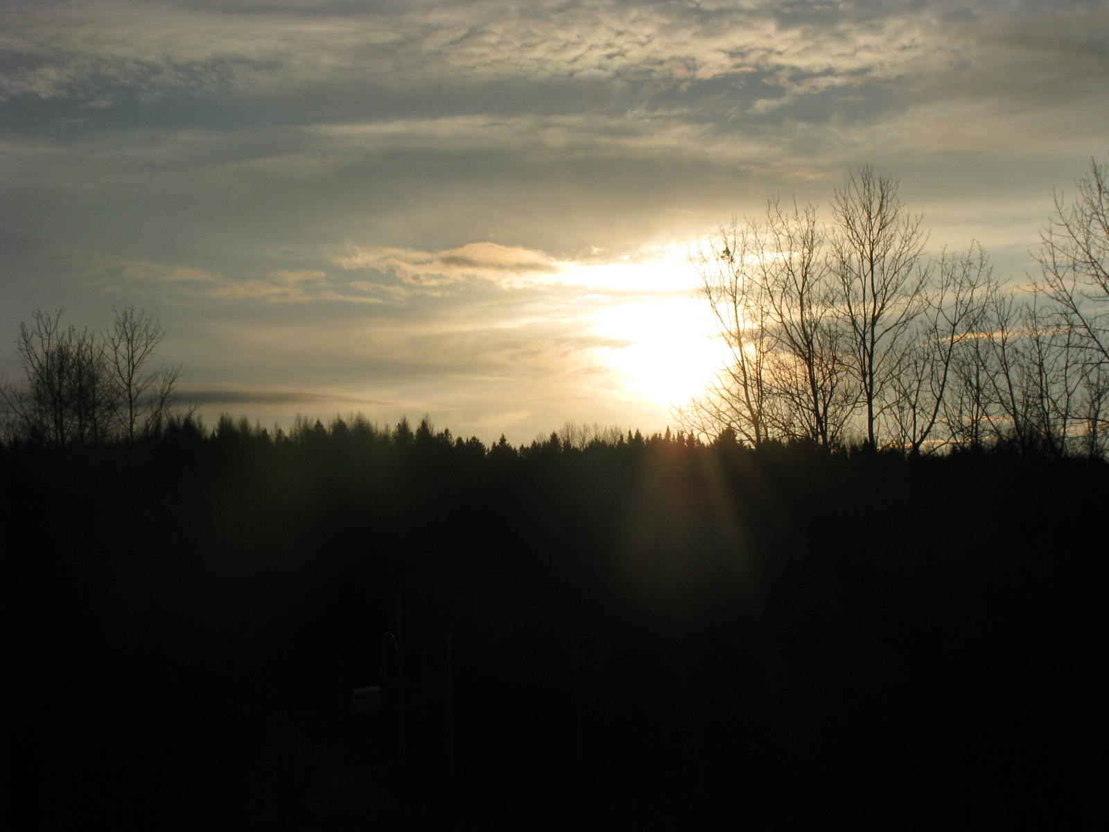 coucher de soleil chemin des raccourcis beauceville