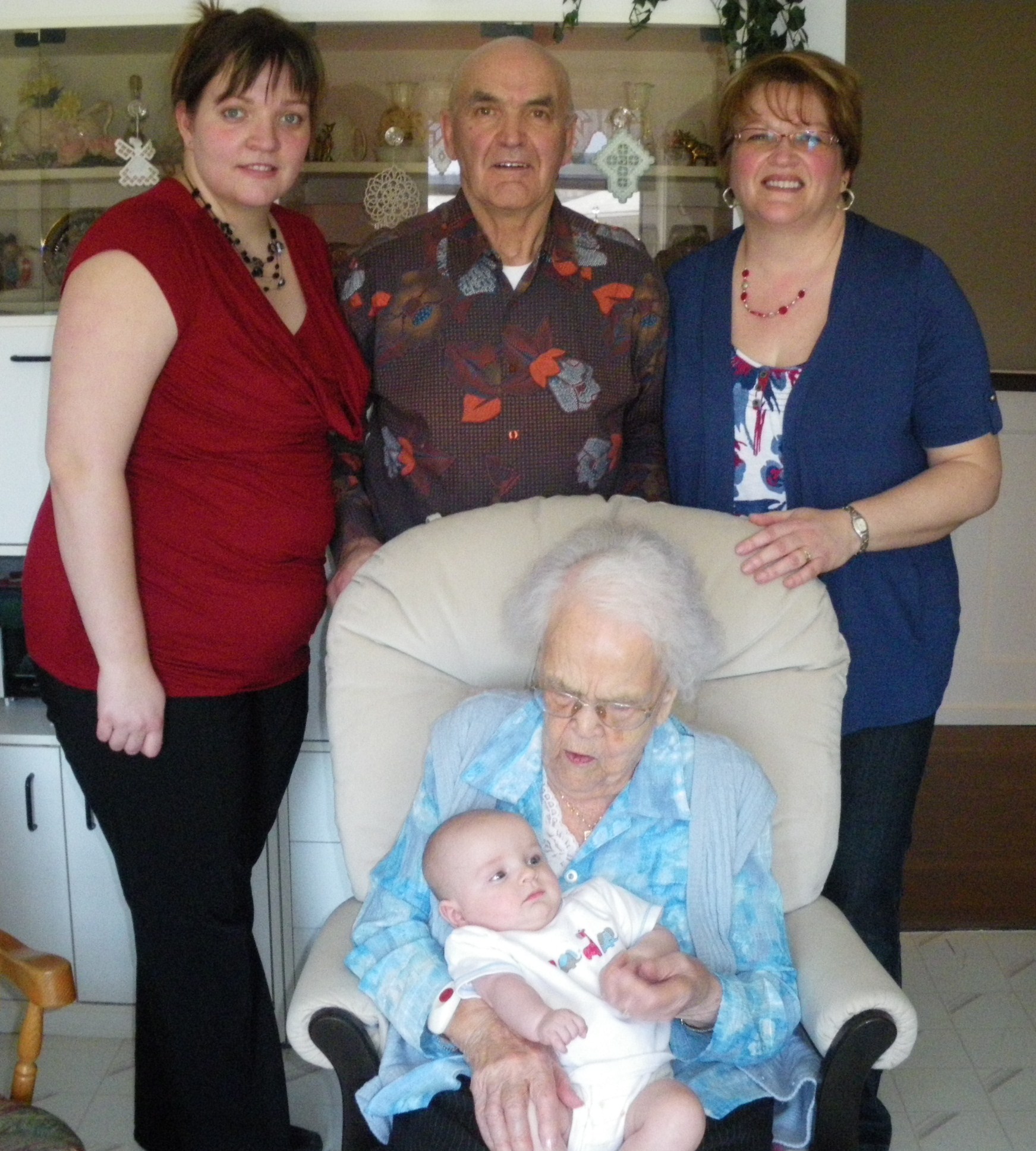  5 générations d'Alice Roy-Lachance