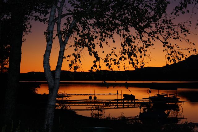 Beau coucher de soleil