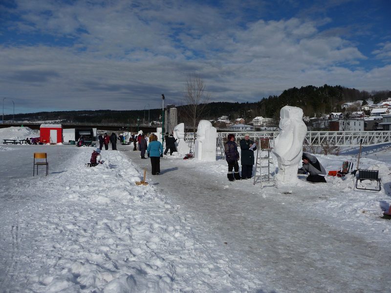 Sculture sur glace