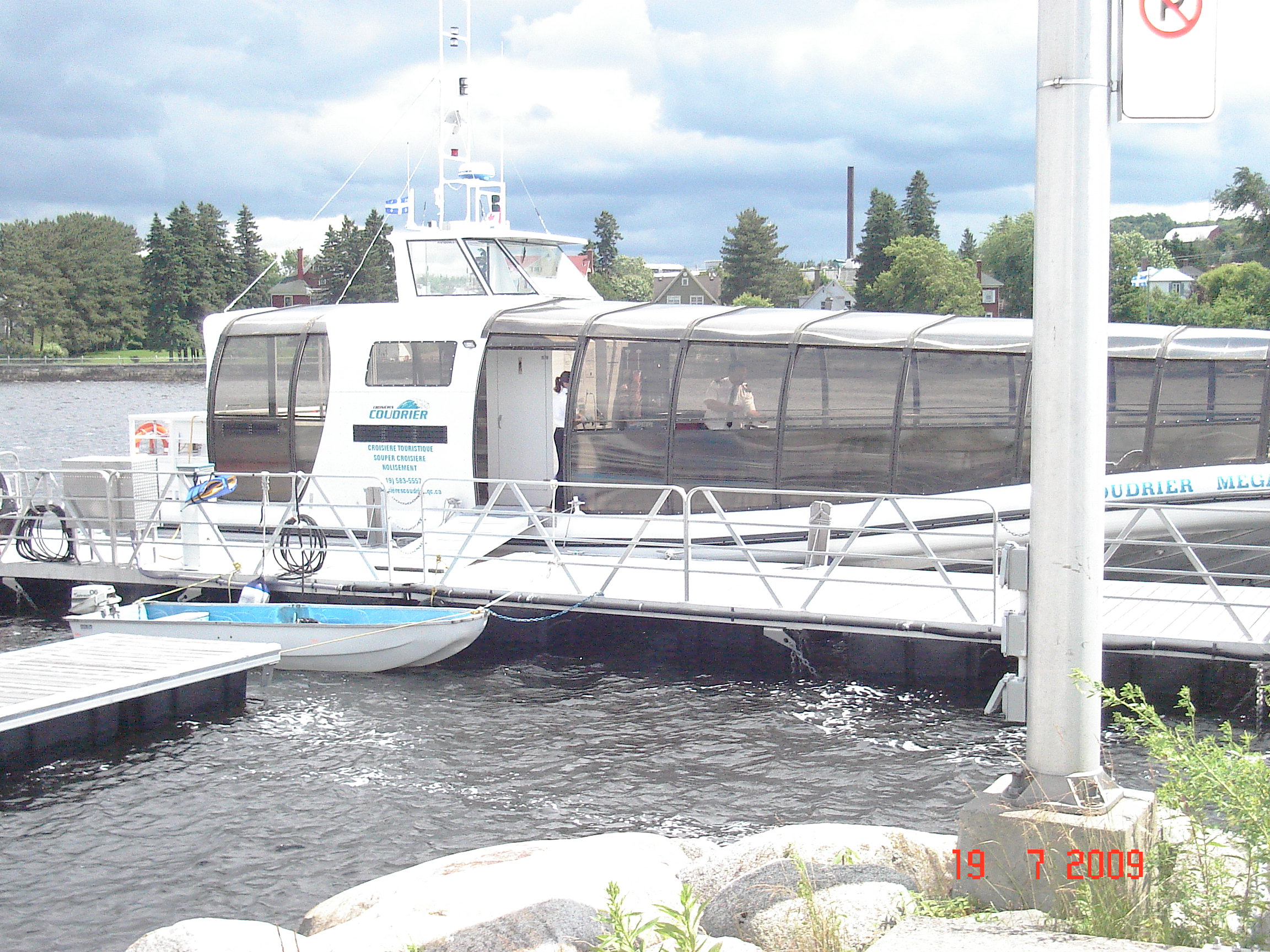 bateau mouche au lac megantic