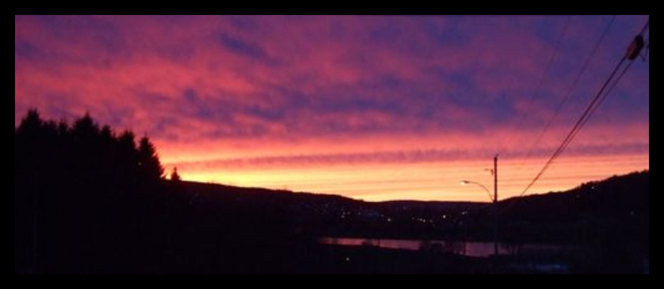 Coucher de soleil sur Beauceville