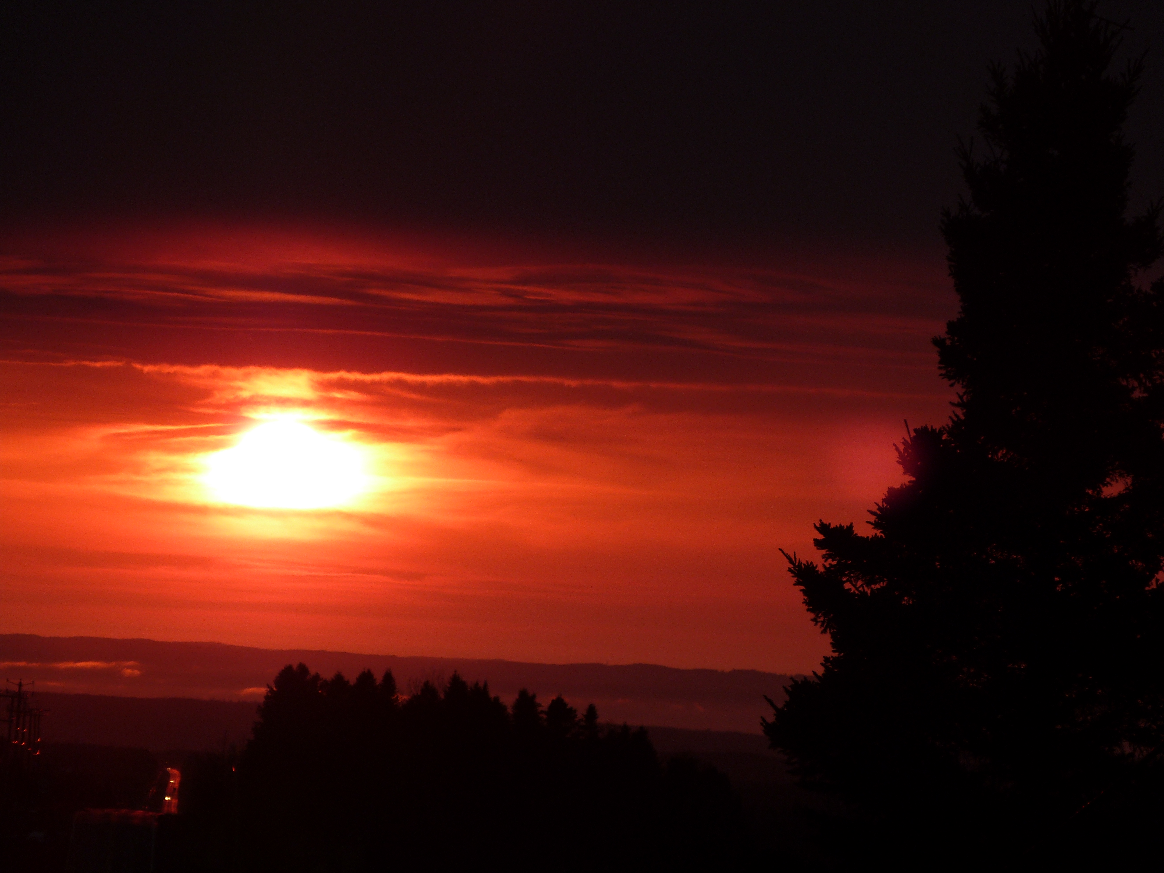 beau coucher de soleil