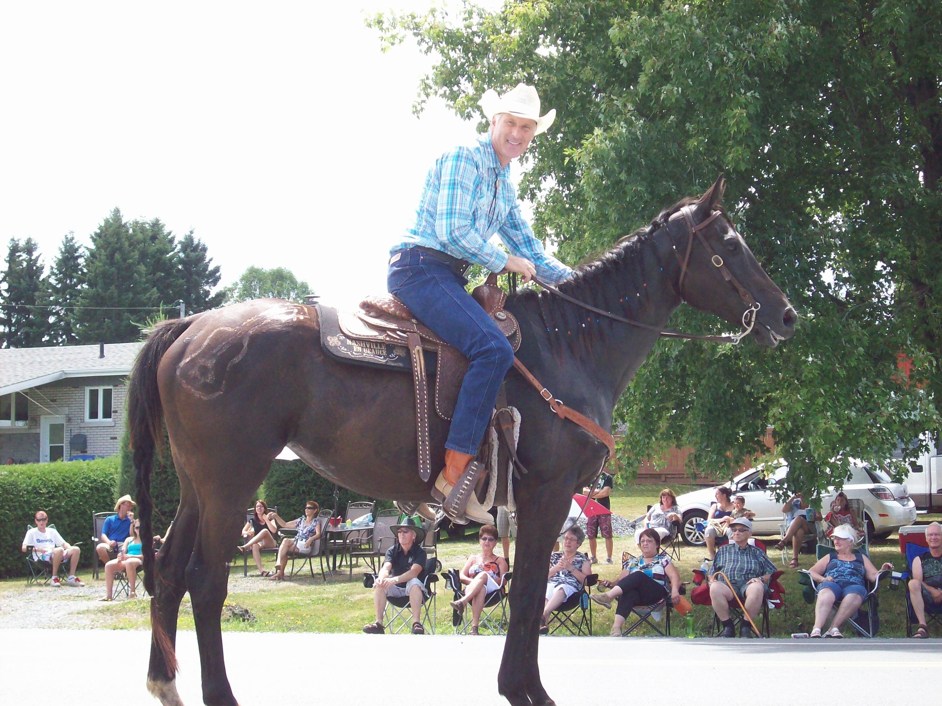 Le cavalier Maxime Bernier