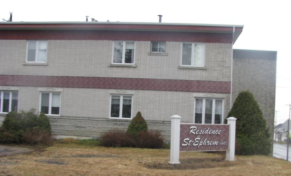Résidence pour personne agée.St-Ephrem
