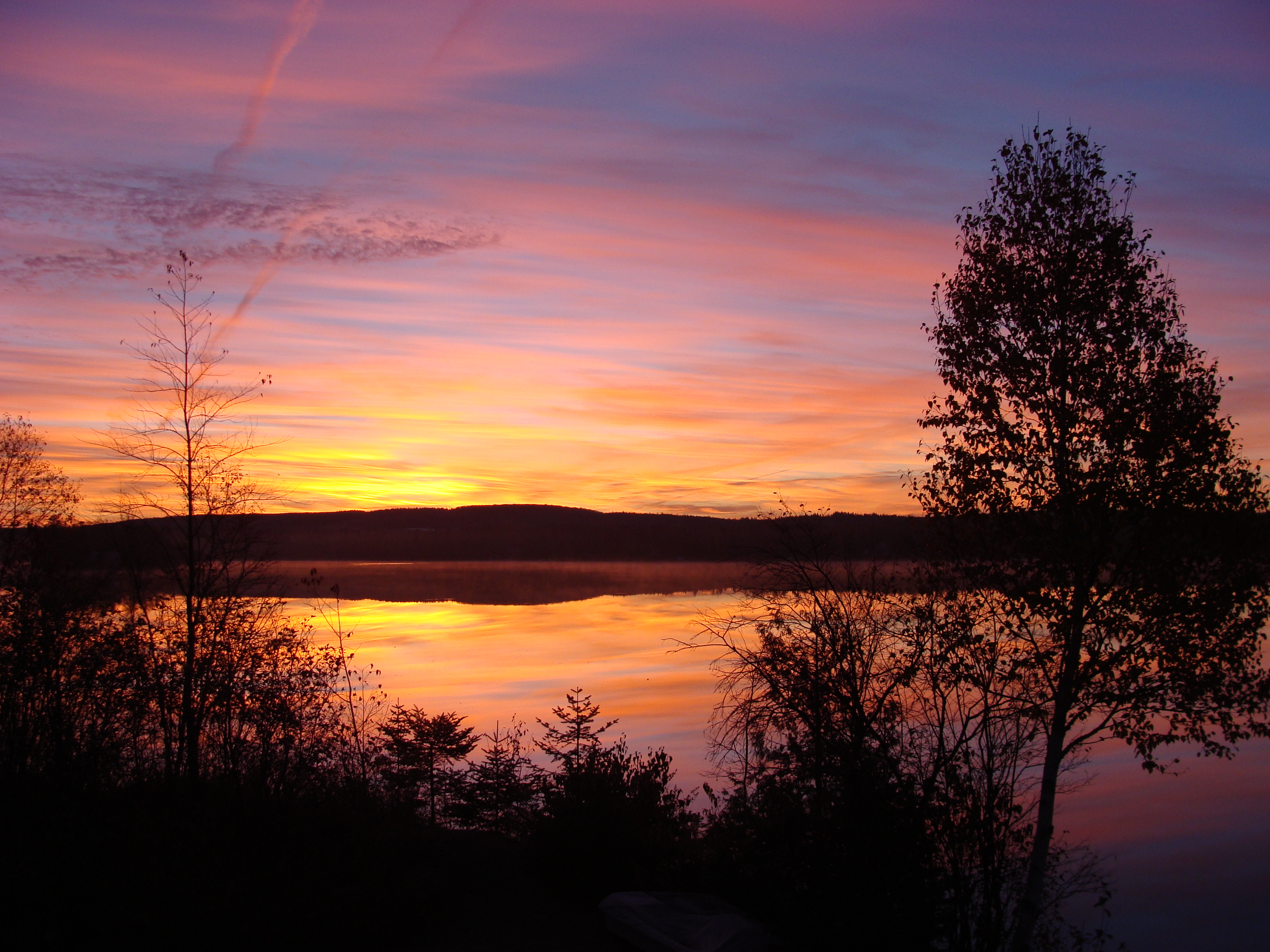 lever de soleil en octobre