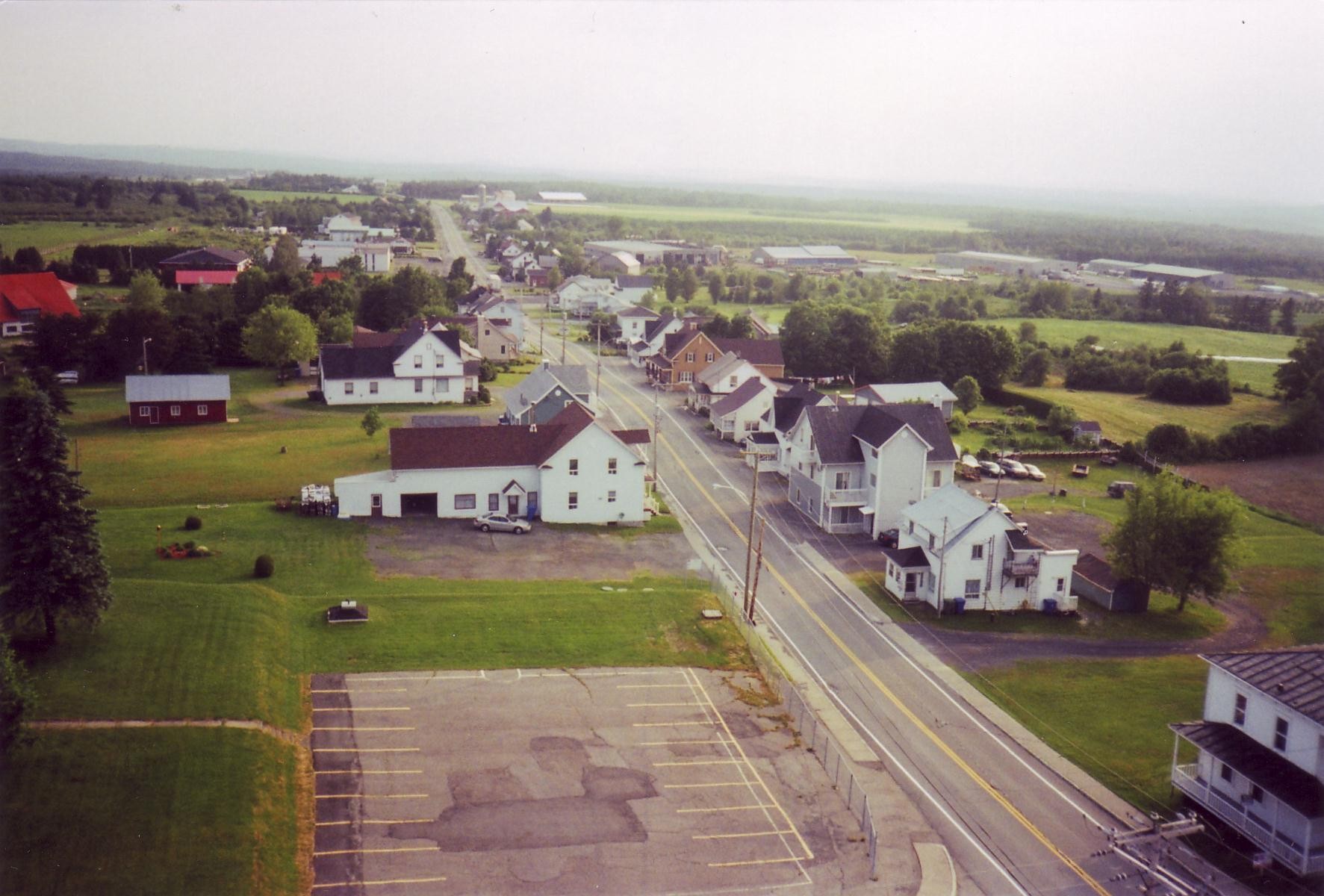 vu du clocher de St Évariste