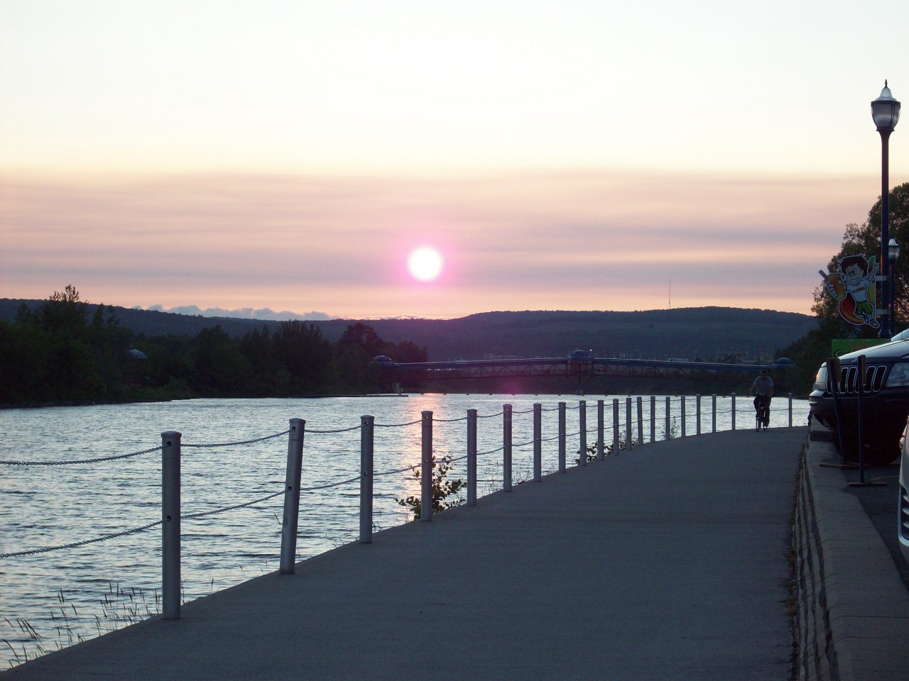 Coucher de soleil sur St-Georges