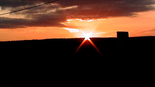 Lever de soleil à St-Côme