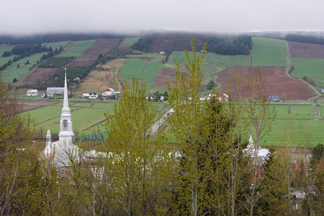 Vue plongeante de St-Joseph-de-Beauce