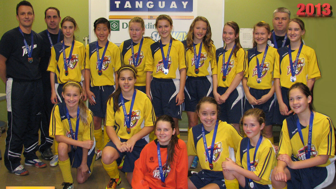 L'équipe Volcano U12F remporte l'argent au Défi de la Capitale