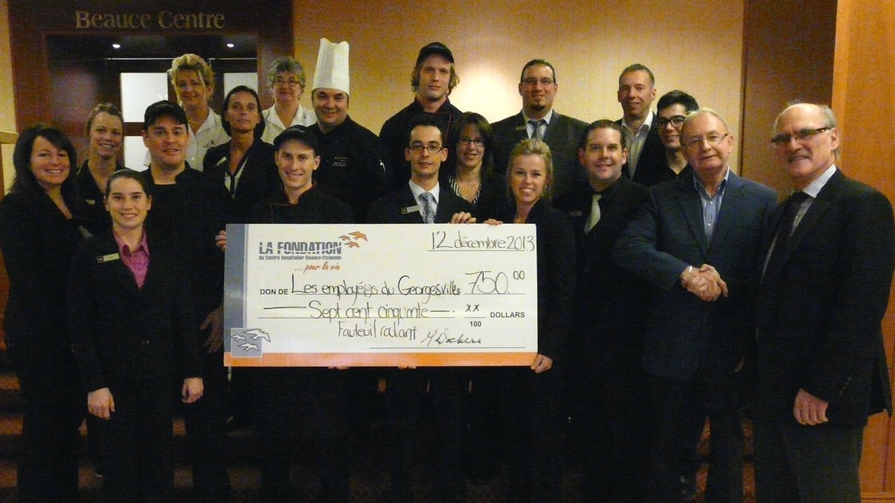 Le Georgesville appuie la Fondation du Centre hospitalier Beauce-Etchemin