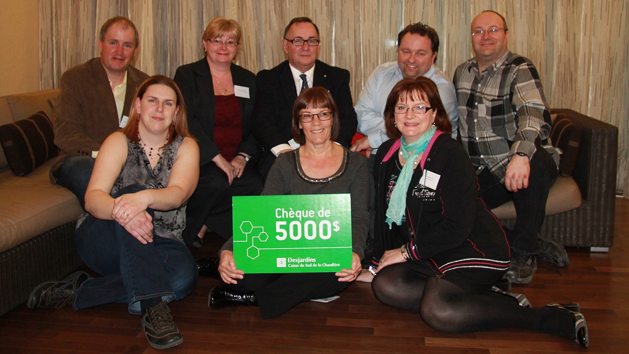 La Caisse Desjardins du Sud de la Chaudière verse 75 000 $ à 30 organismes 