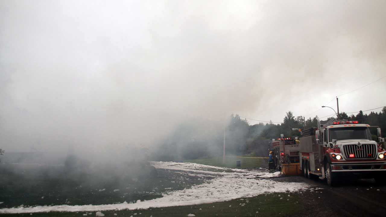 Maison rasée par le feu Beauceville : l’ordinateur serait l’origine de l’incendie