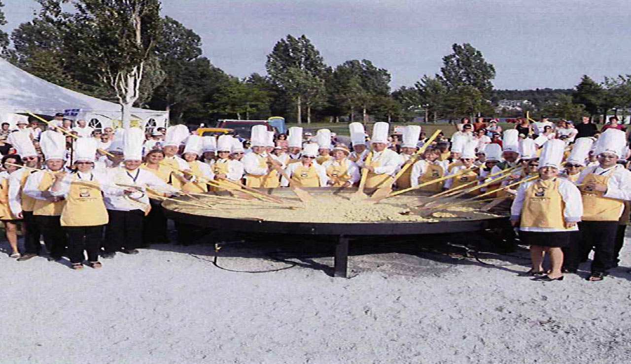 Une omelette géante sera préparée à Saint-Georges