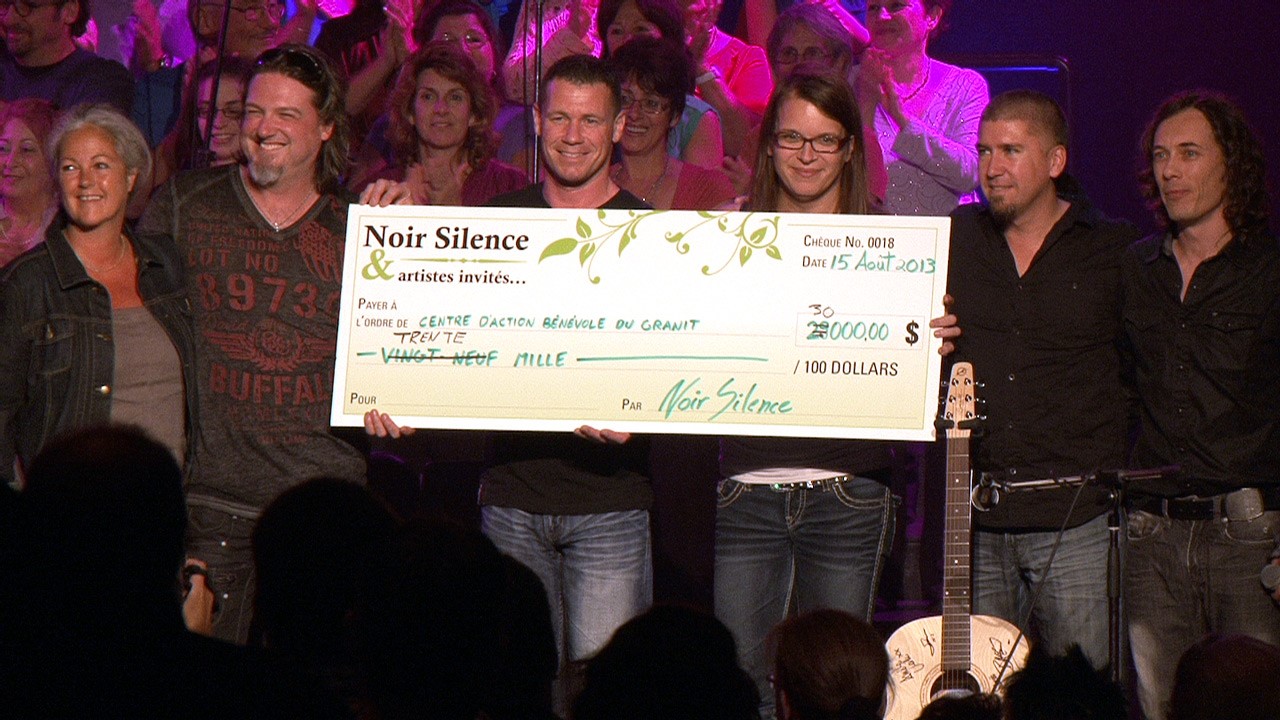 Noir Silence amasse 30 000 $ pour Lac-Mégantic