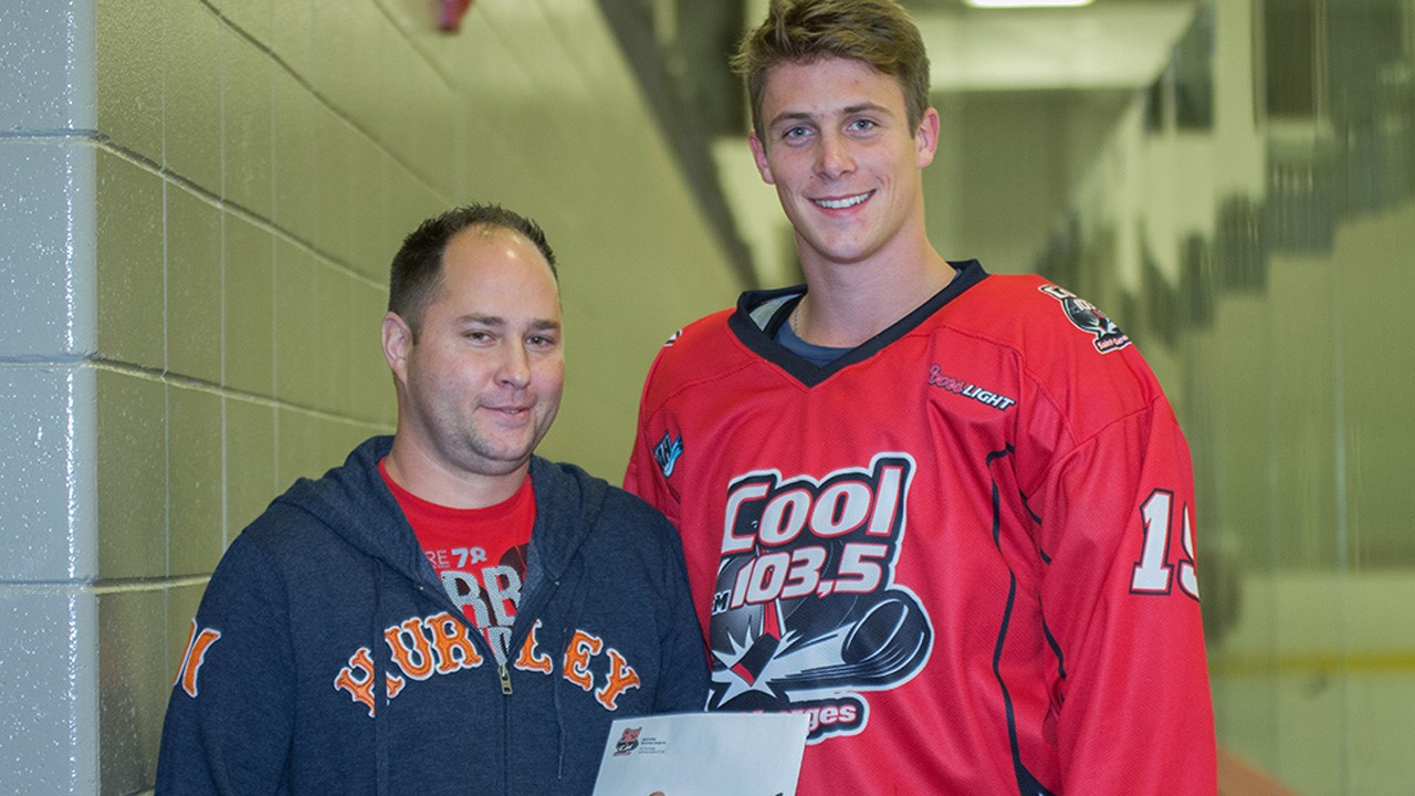 Maxime Goulet gagne un billet de saison pour le Cool FM