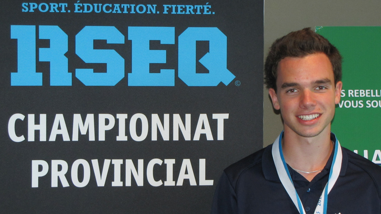 Championnat collégial de golf : une médaille d’argent pour Guillaume Poulin