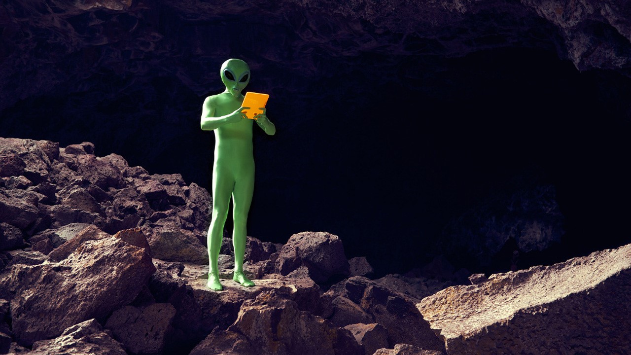 Ce serait pour signaler un extraterrestre…