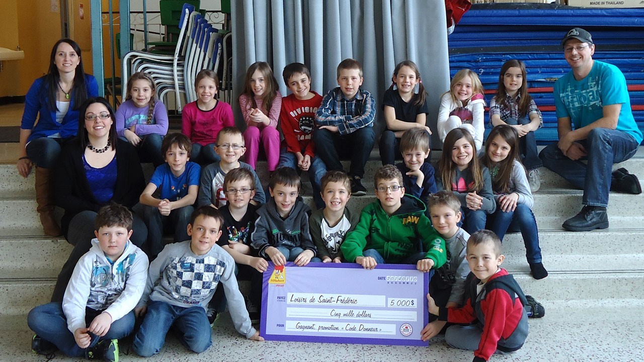Les Loisirs de Saint-Frédéric remportent un prix de 5000$