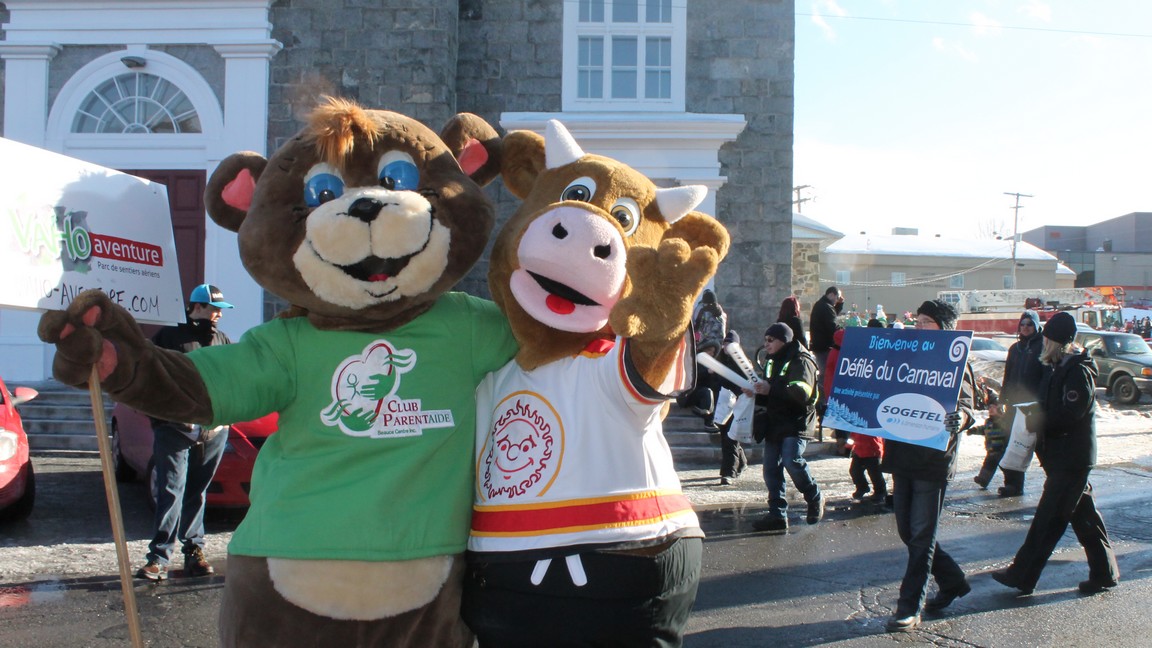 Un défilé à Beauceville à l’occasion du Festival d’Hiver