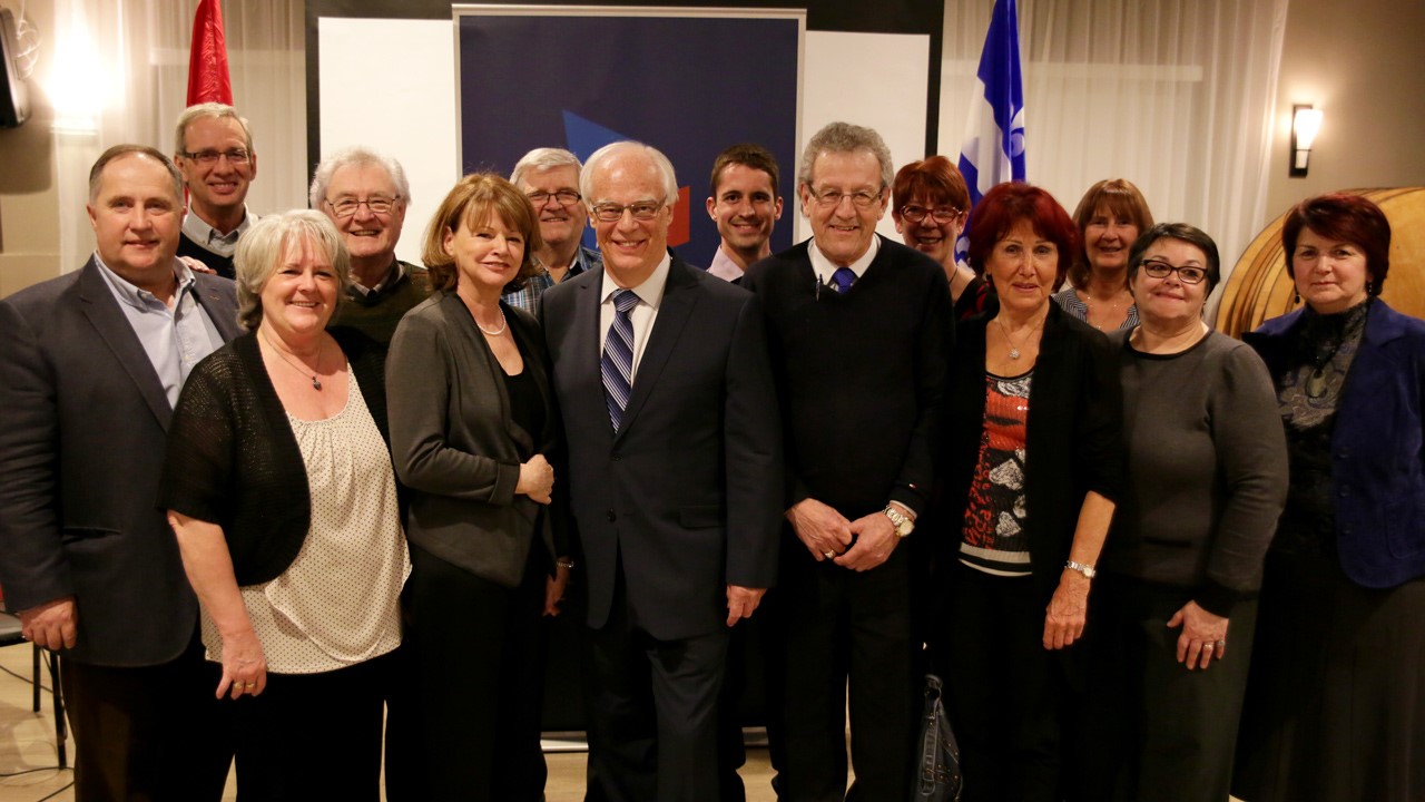 Le Parti libéral du Québec confirme la candidature de Robert Dutil dans Beauce-Sud