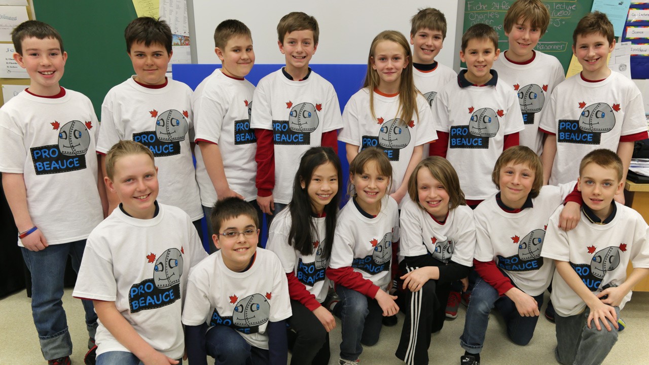 L’école des Deux-Rives au Festival de Robotique de Montréal