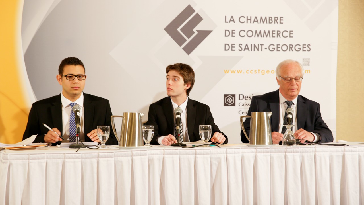 CAQ, PQ et PLQ de Beauce-Sud s’affrontent au débat de la Chambre de commerce