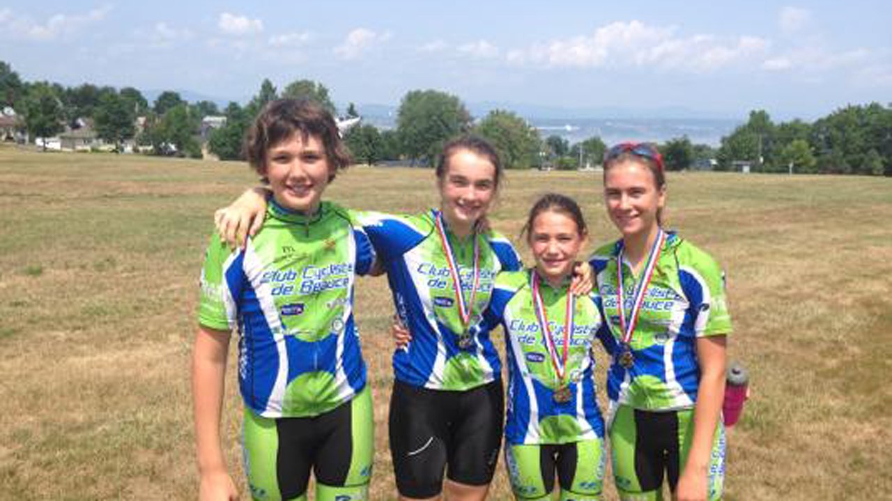 De jeunes cyclistes beaucerons se démarquent au Circuit régional de Lévis