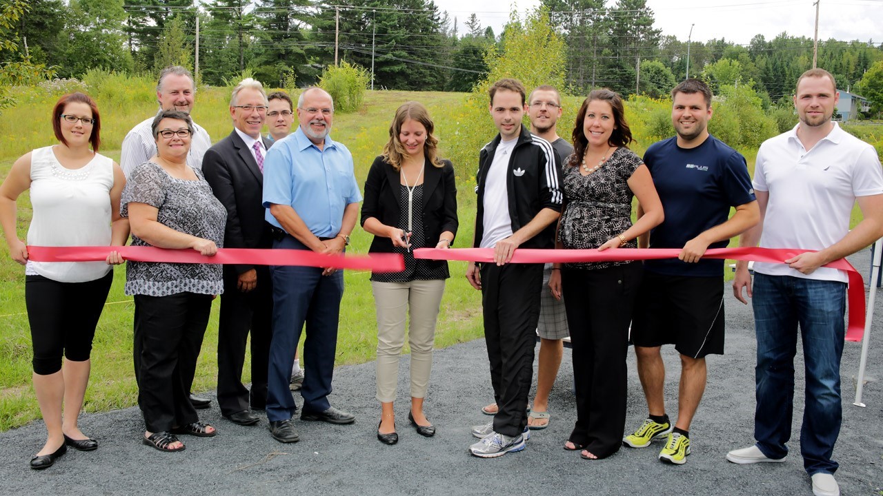 Inauguration à Saint-Georges du plus long circuit d’entraînement physique extérieur au Québec