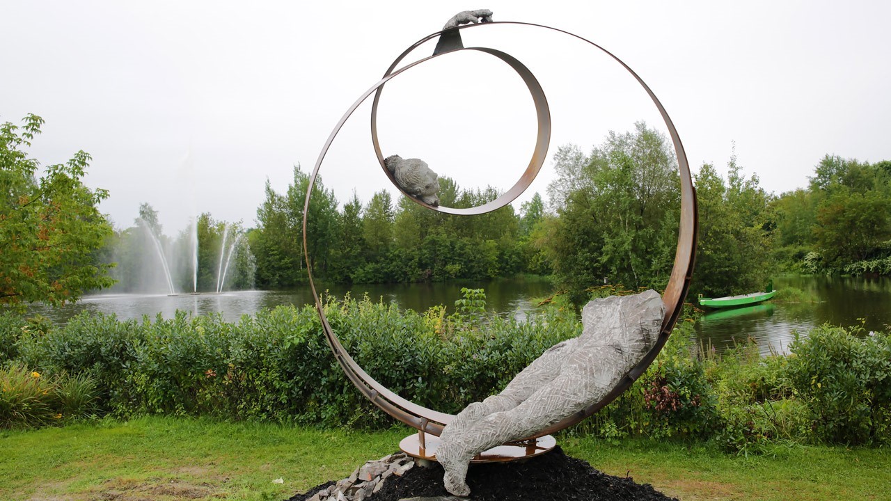 La « Piste » de l'Homme sur le parcours de l’île Pozer