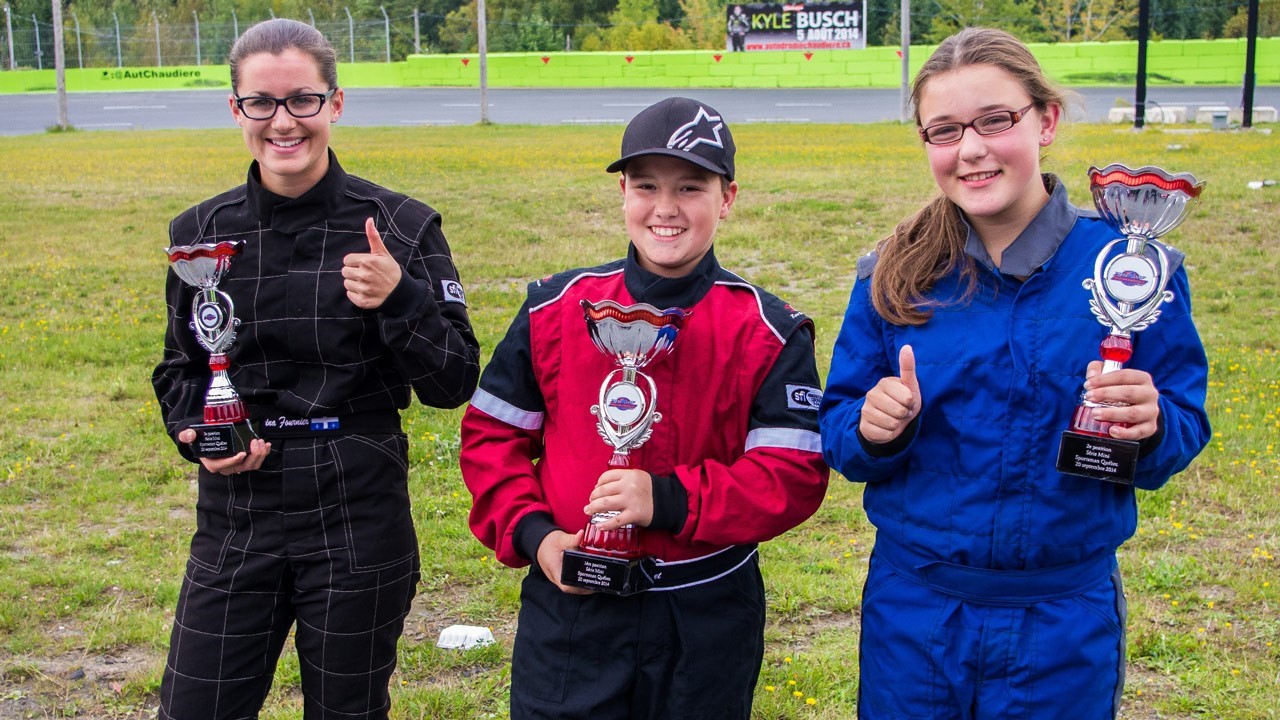 Sabrina Fournier est la première championne de la Série Mini Sportsman 