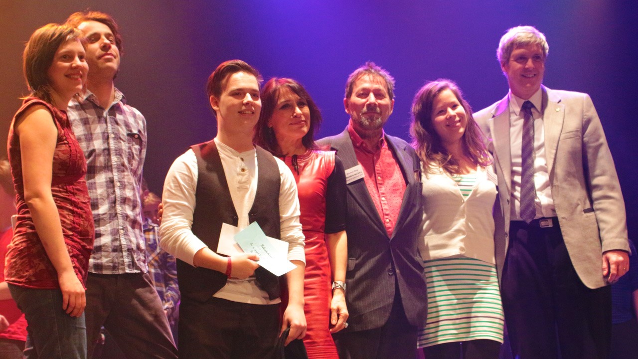 David Boily doublement gagnant à Cégep en spectacle 