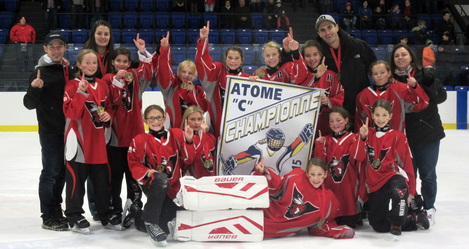 Ringuette : Les équipes des Valkyries sont championnes à Lévis