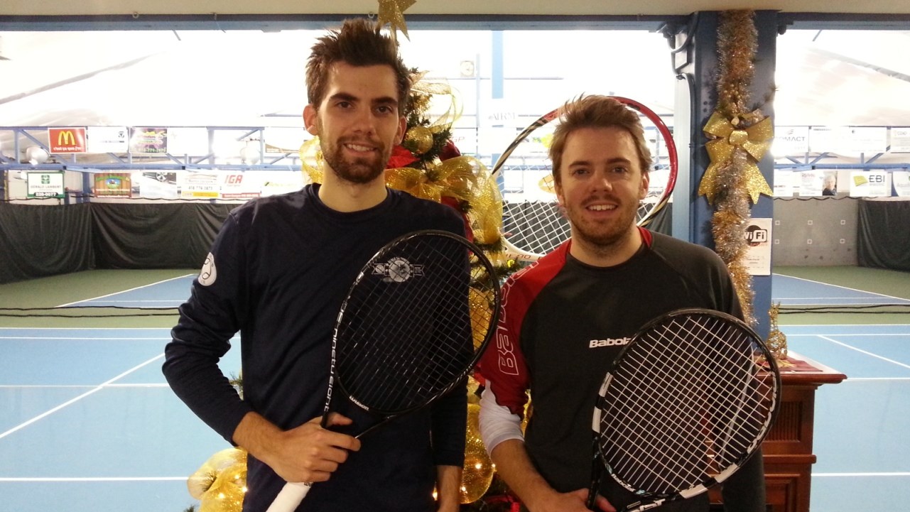 Olivier Giraudo remporte la finale AA du tournoi des Lutins de Noël de Tennis Beauce