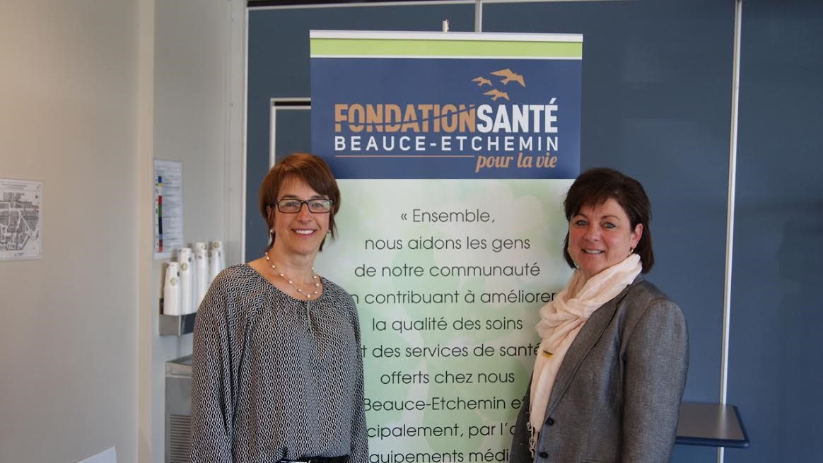 Élise Dion et Manon Veilleux sont les coprésidentes du 22e tournoi de golf de la Fondation Santé Beauce-Etchemin