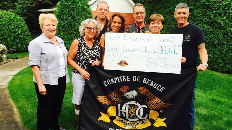 Hog Beauce et le Club Inner Wheel amassent plus de 10 000 $ pour les enfants moins favorisés