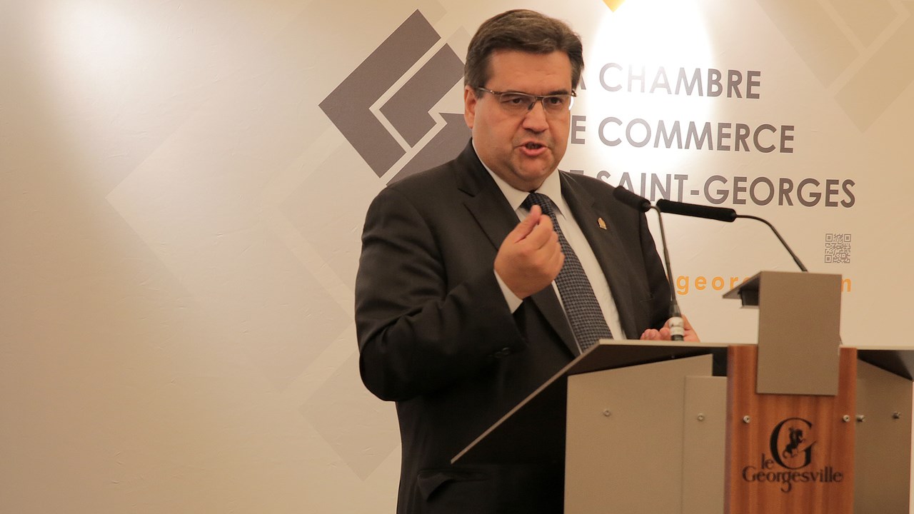 Denis Coderre de passage à Saint-Georges pour parler de solidarité municipale