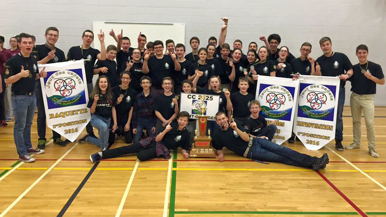 Près de 500 participants aux Jeux des Cadets de Chaudière-Appalaches 