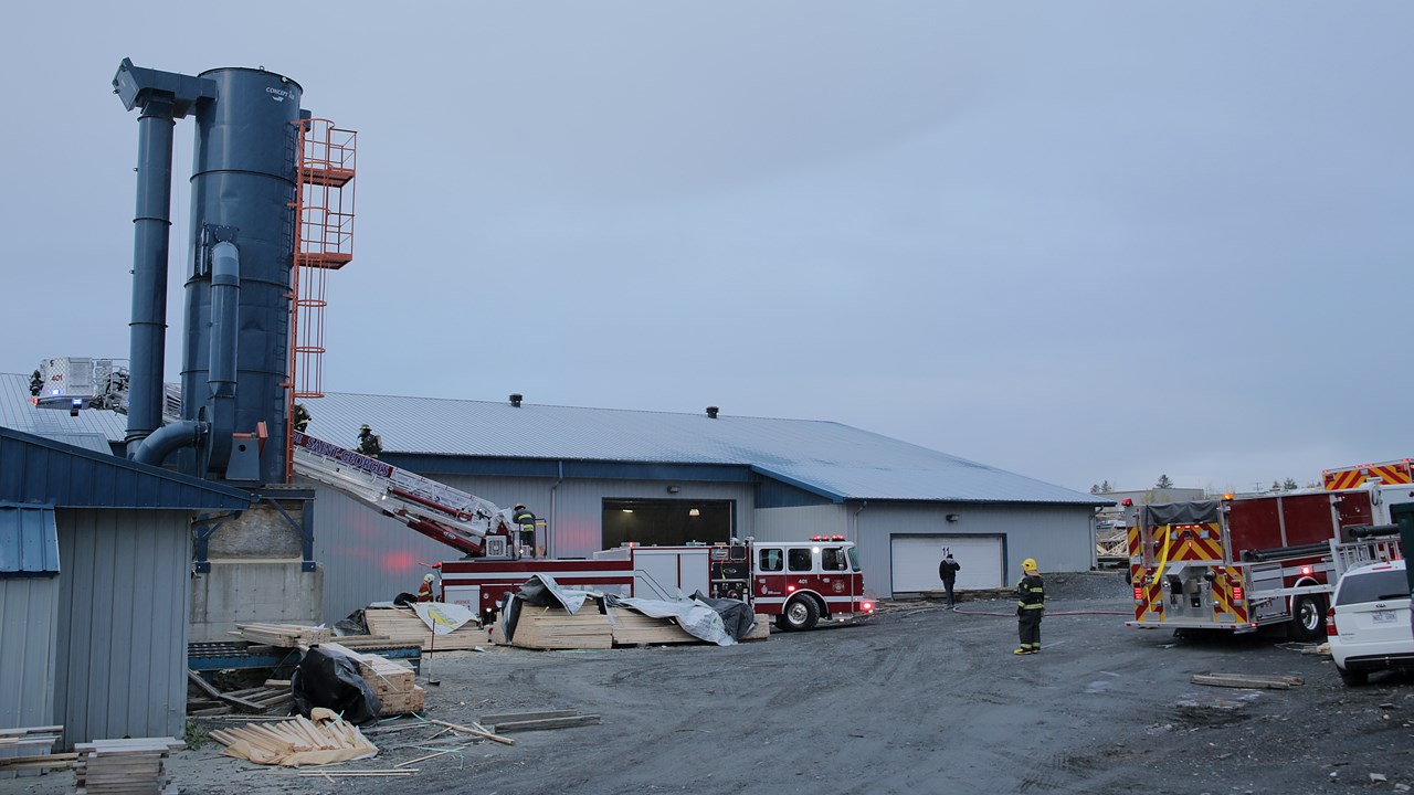 EN BREF | Intervention des pompiers de Saint-Georges à l’usine Clyvanor