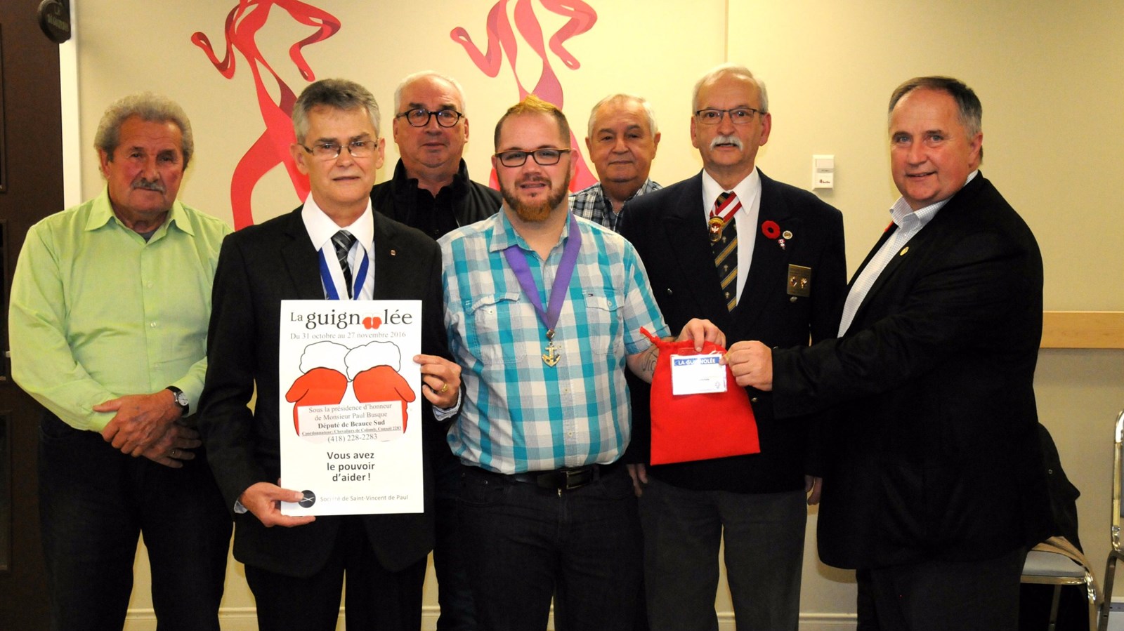 Les Chevaliers de Colomb souhaitent amasser 40 000 $ avec Paul Busque comme président d'honneur lors de la Guignolée 2016