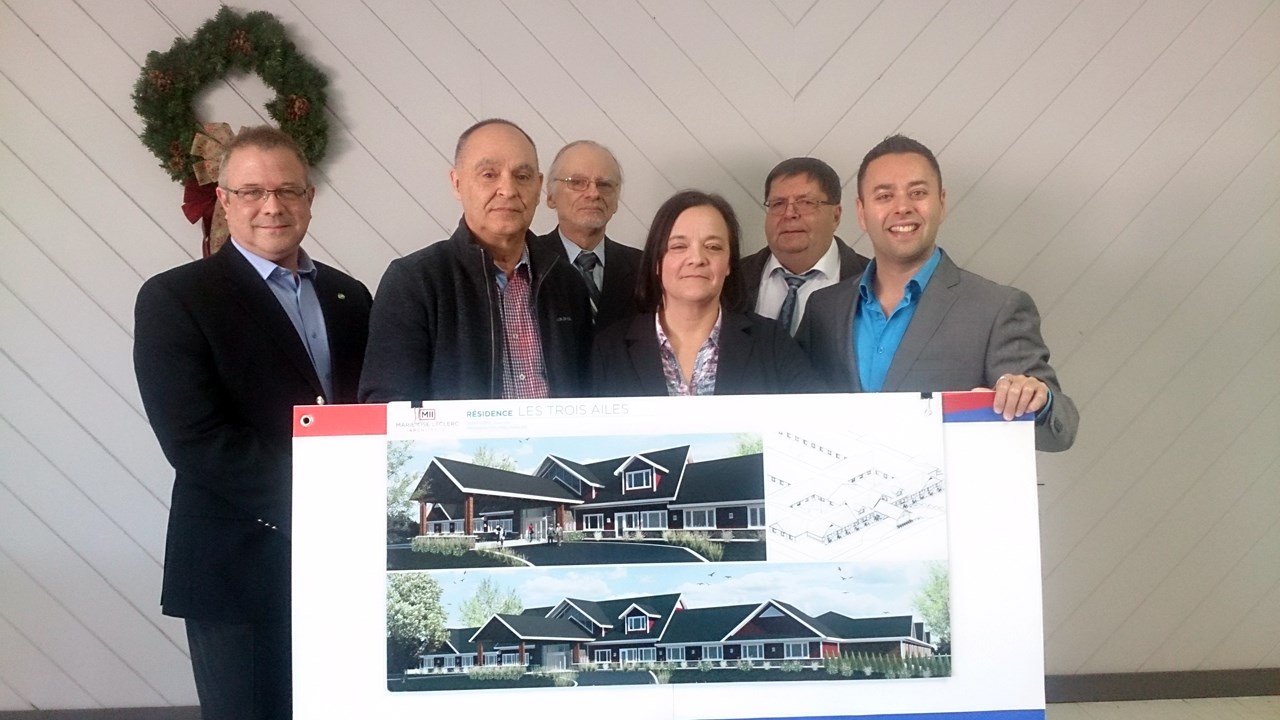 La première phase de la résidence Les Trois Ailes présentée à Saint-Côme