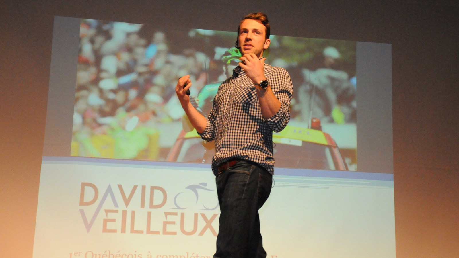 David Veilleux livre une conférence inspirante aux jeunes de la PSF
