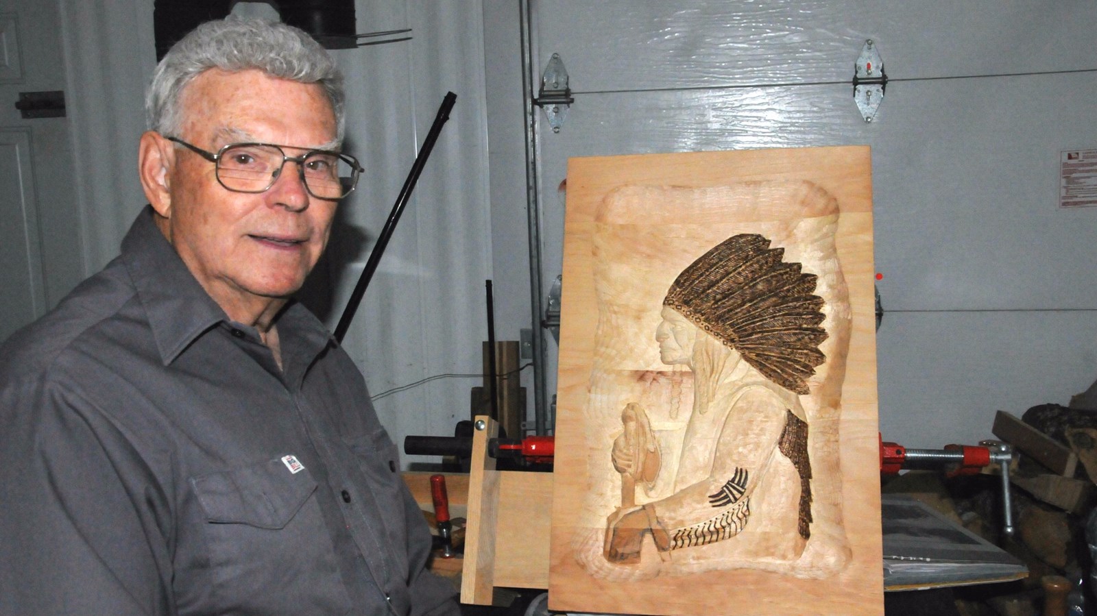 René Bérubé : 80 ans et toujours animé par la passion de la sculpture sur bois